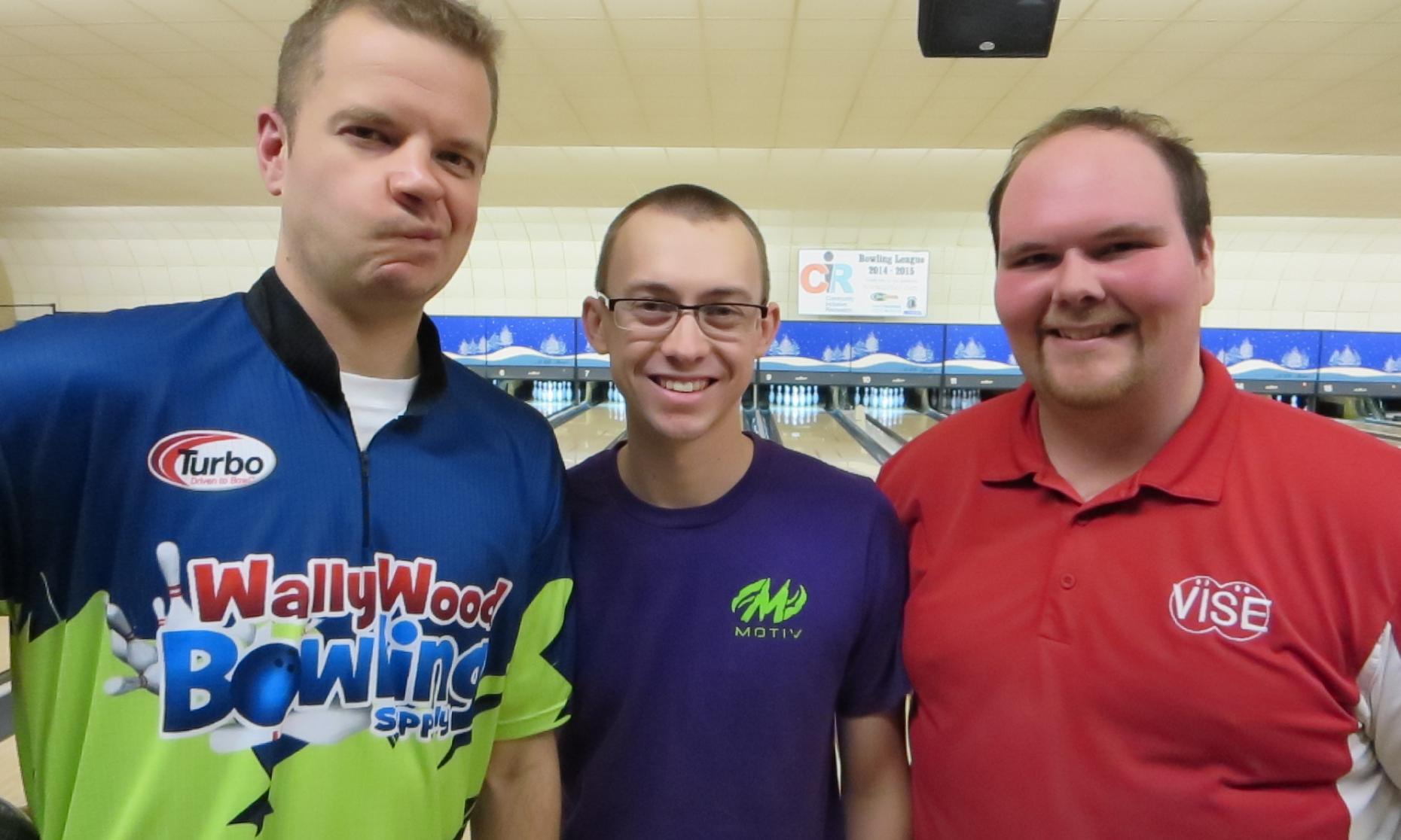 2014 Championship Finalists Brian Waliczek, EJ Tackett, and Trey Raynes