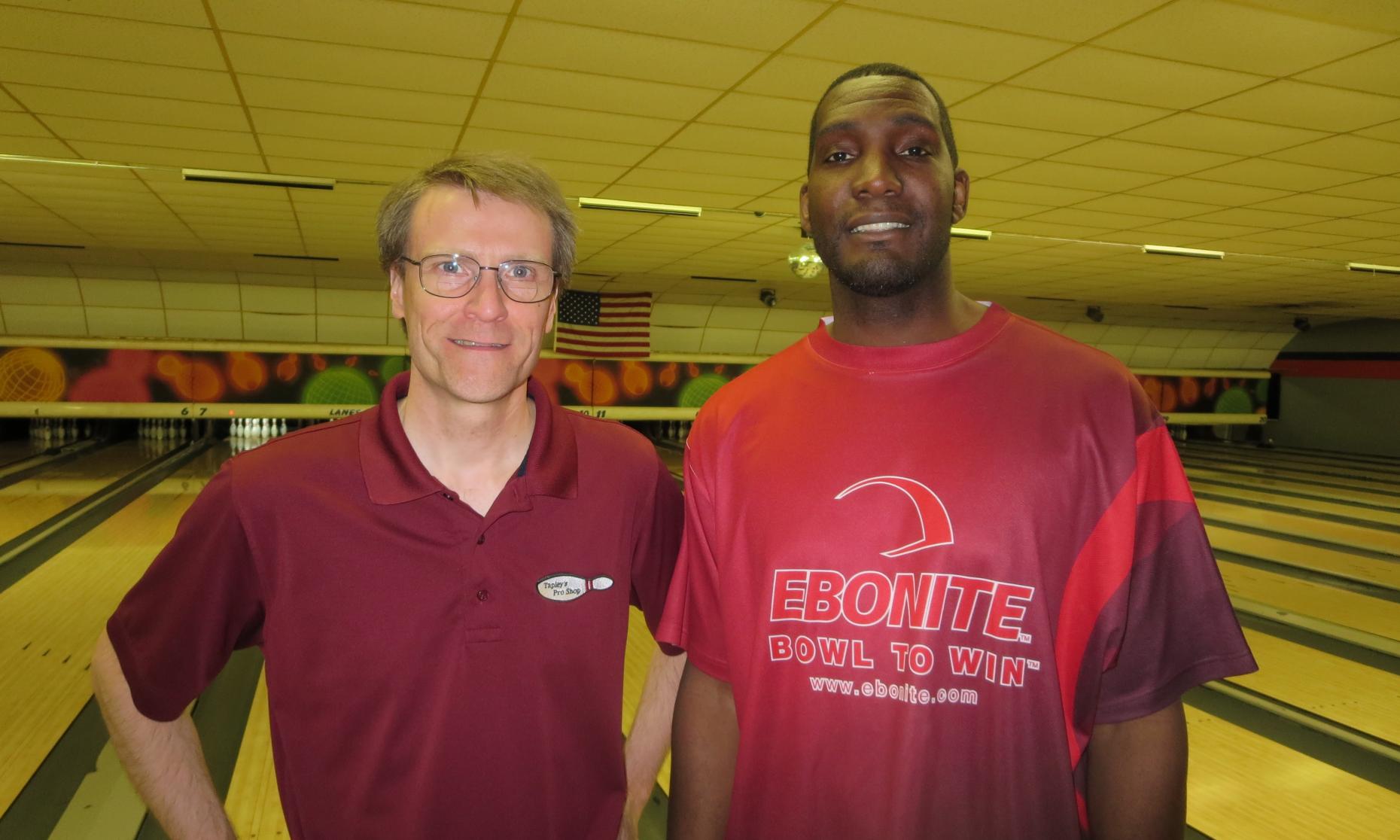 University Lanes Sweeper Champion Scott Tapley and Runner-Up Lonnie Jones