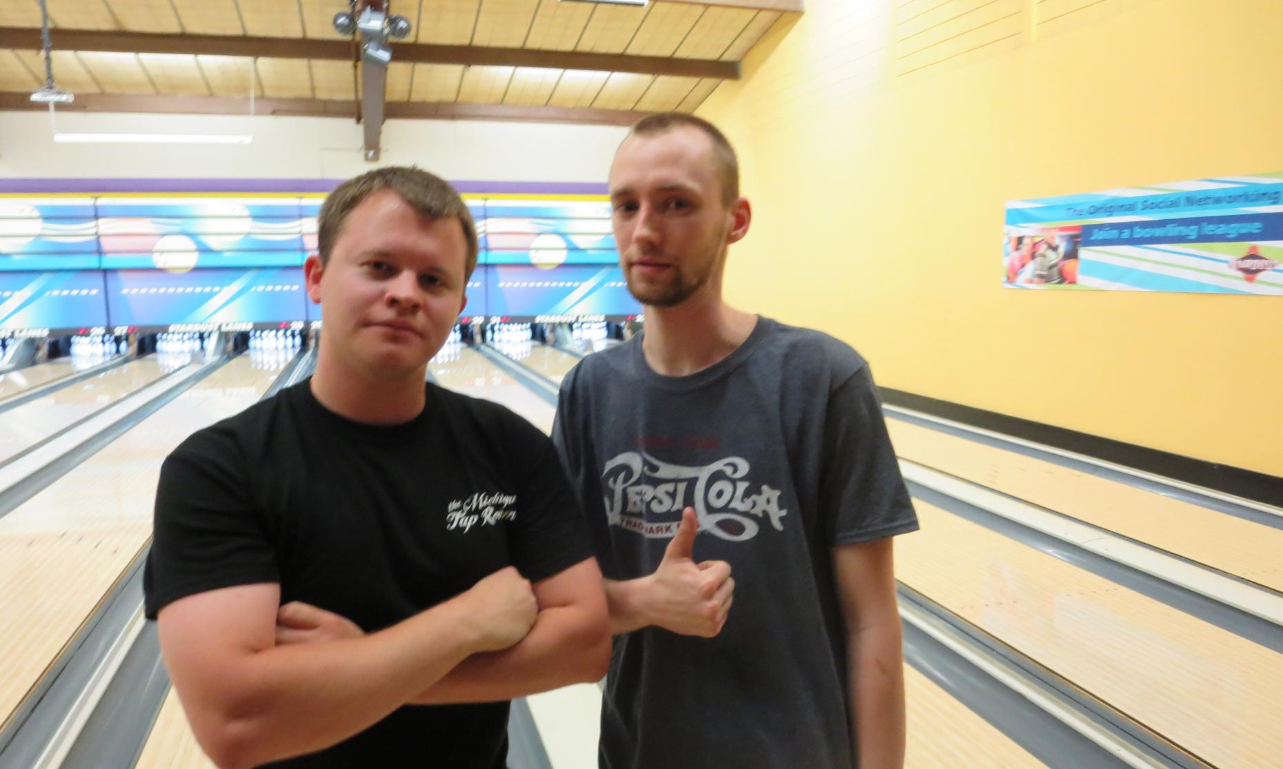 Runner-Up Travis Clark and Champion Aaron Lorincz