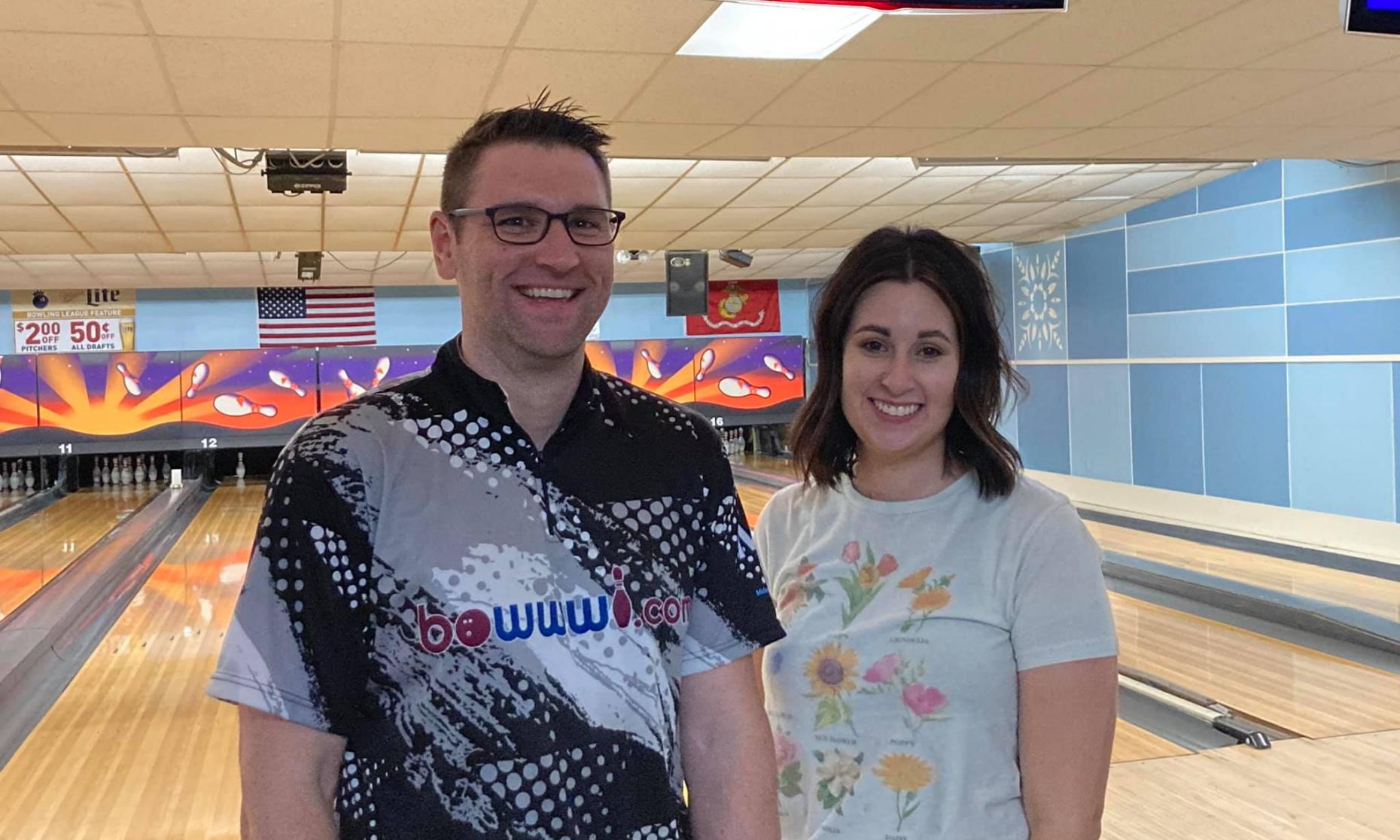 Rockford Sprummer Sweeper Champion Aaron Phillips & Runner-Up Chelsey Klingler