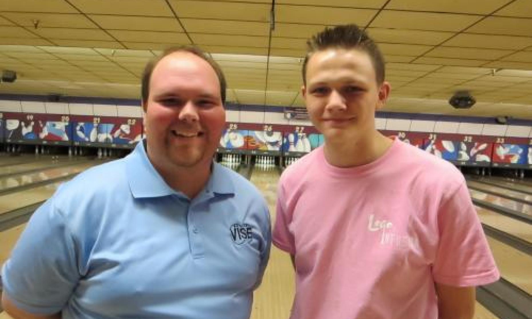 Runner up and high qualifier Trey Raynes and Champion Andrew Anderson